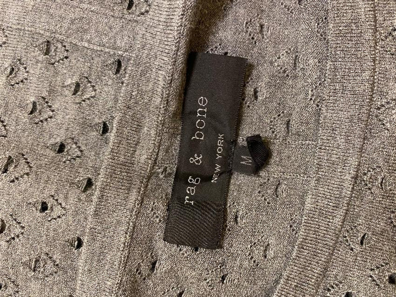 Rag & Bone Grey Knit Top