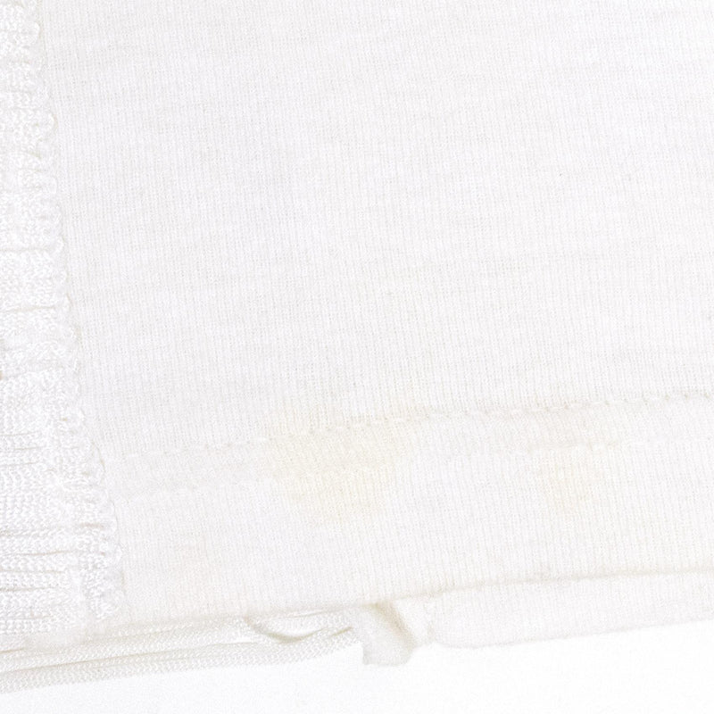 Matthew Williamson White Lace and Fringe Detailing Top