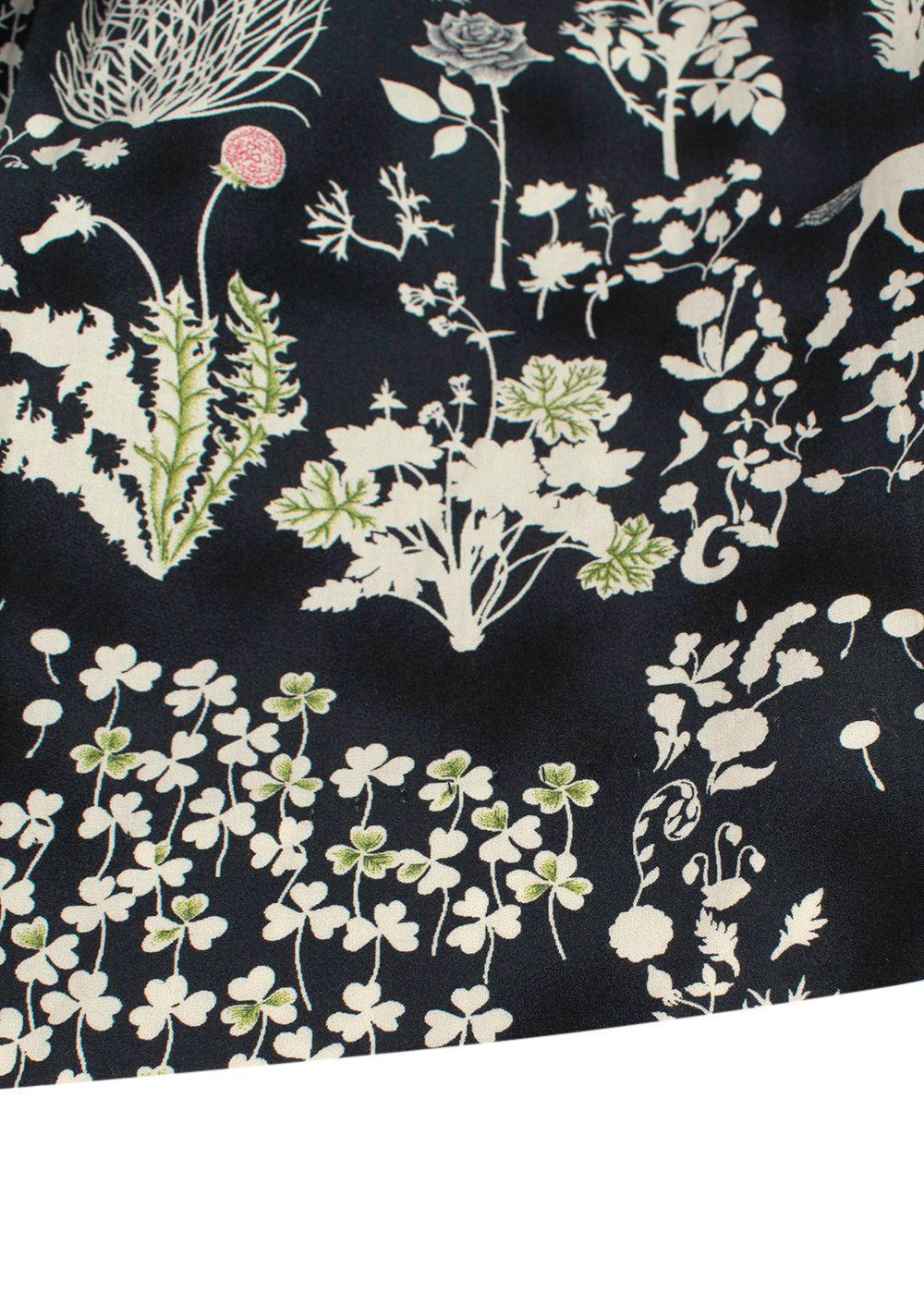 Bonpoint Baby 6m Black Floral Dress