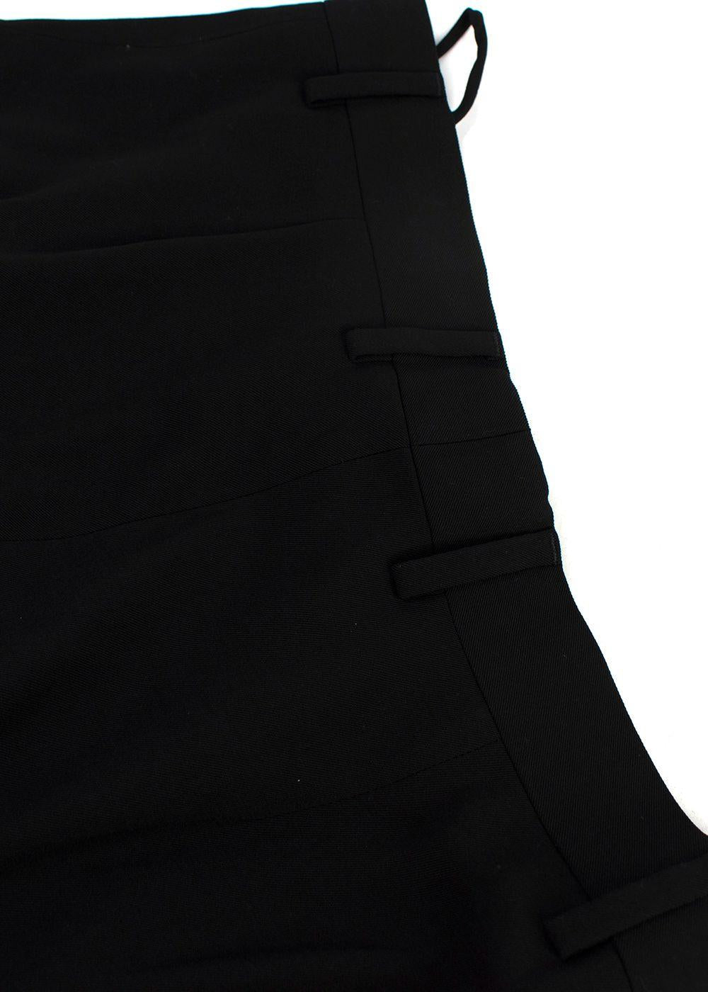 Petar Petrov Black Classic Wide Leg Trousers