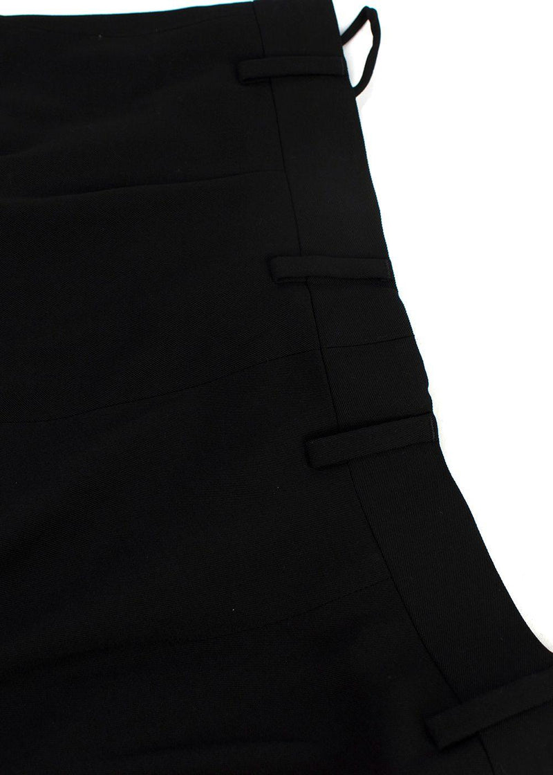 Petar Petrov Black Classic Wide Leg Trousers