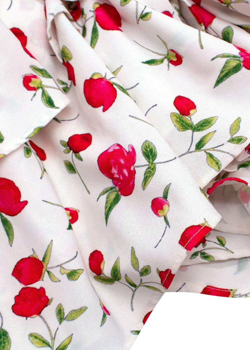 Dodo Bar Or Rose Print Tiered Midi Dress