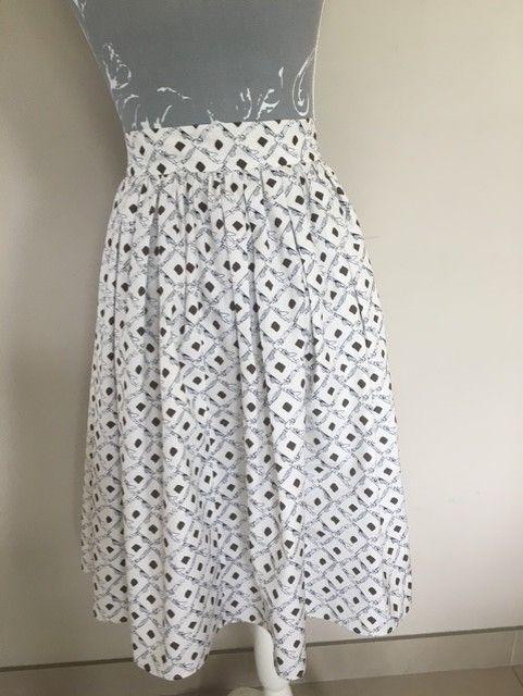 Dolce & Gabbana Diamond Plane Print Skirt