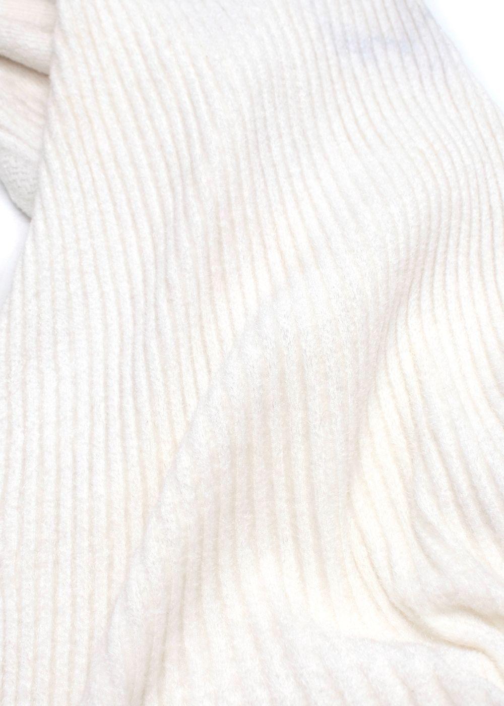 Chanel Faux Pearly and Crystal CC  Short Sleeved Ribbed Knit Top