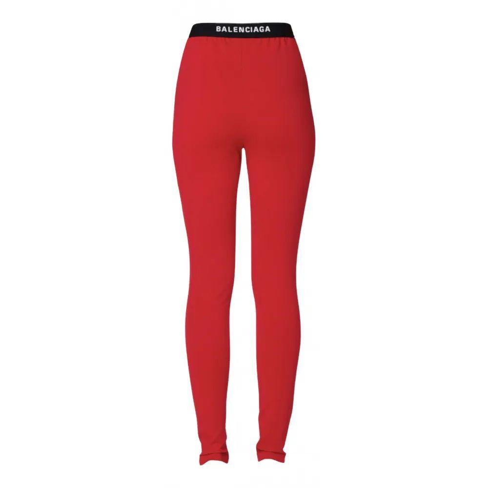 Red Logo Waist Leggings