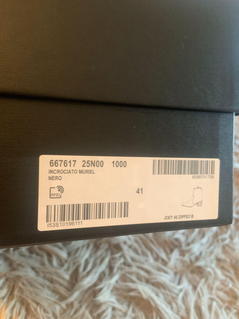 Black Leather Joey 45 Boots