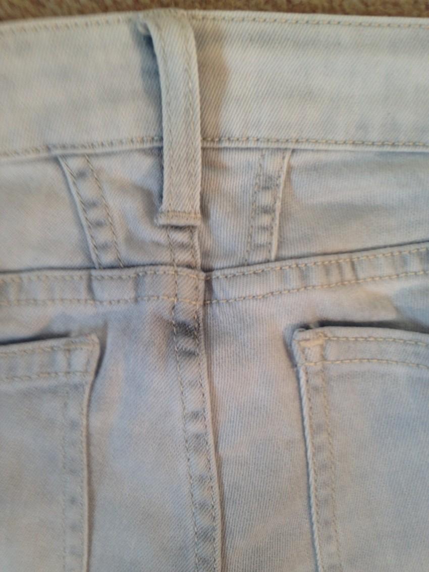 Closed pale grey marl skinny stretchy jeans