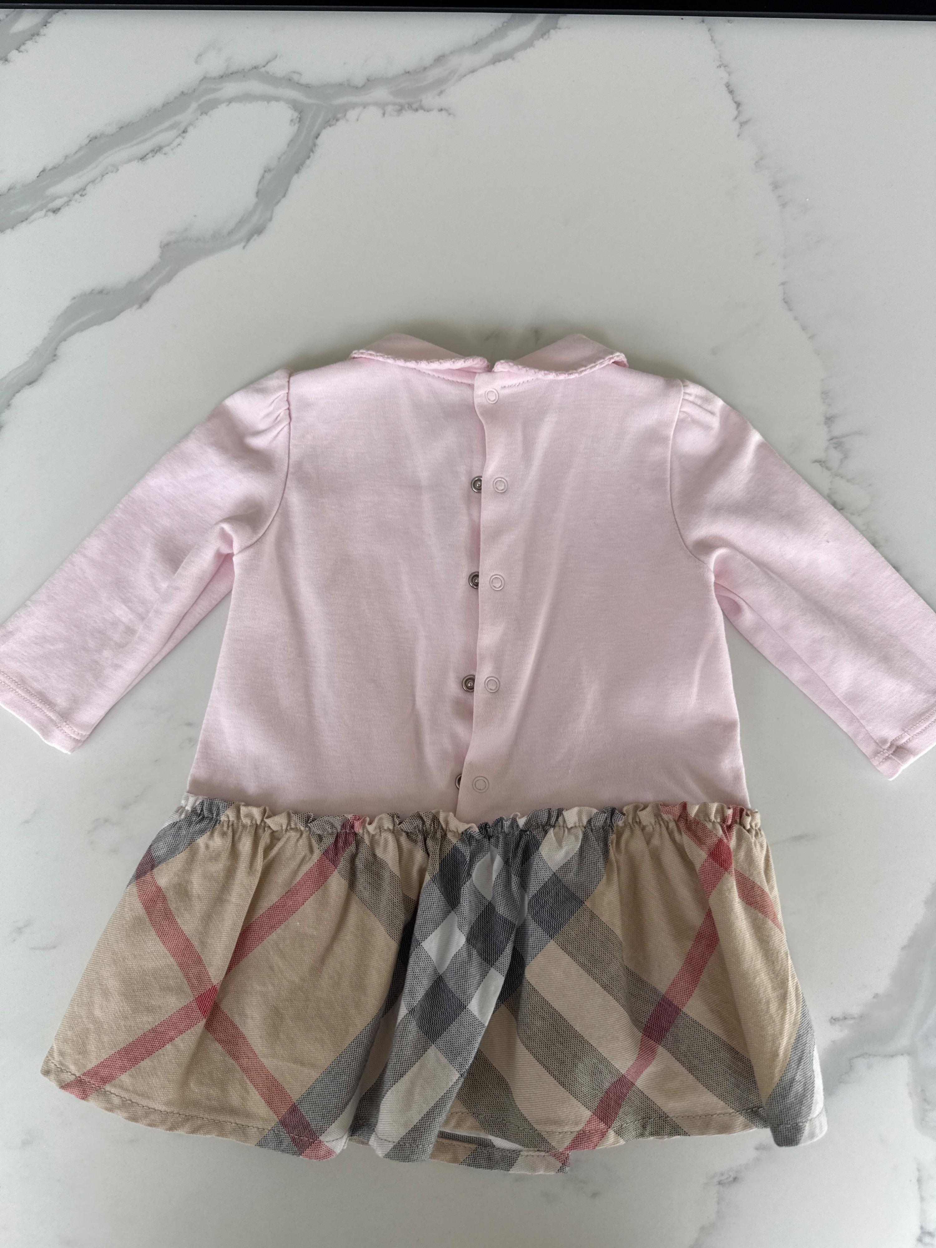 Burberry Check Dress 3-6 months