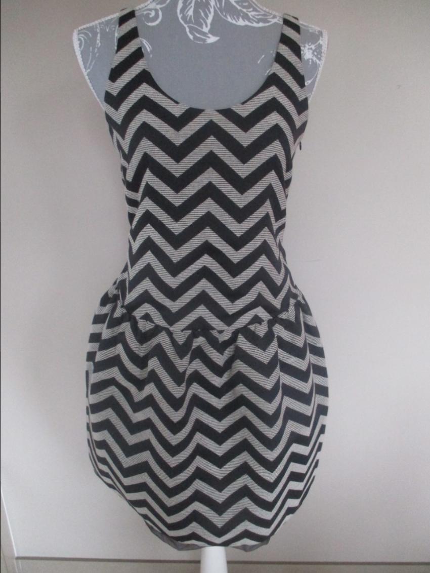Armani Collezioni Chevron mini sheath dress