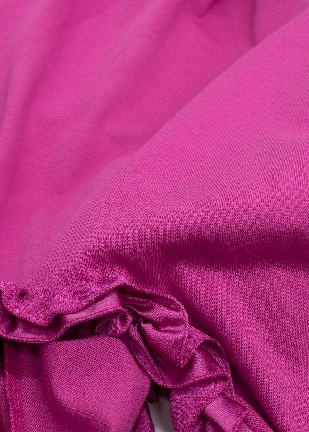 Christopher Kane Pink Ruffle Trim T-Shirt
