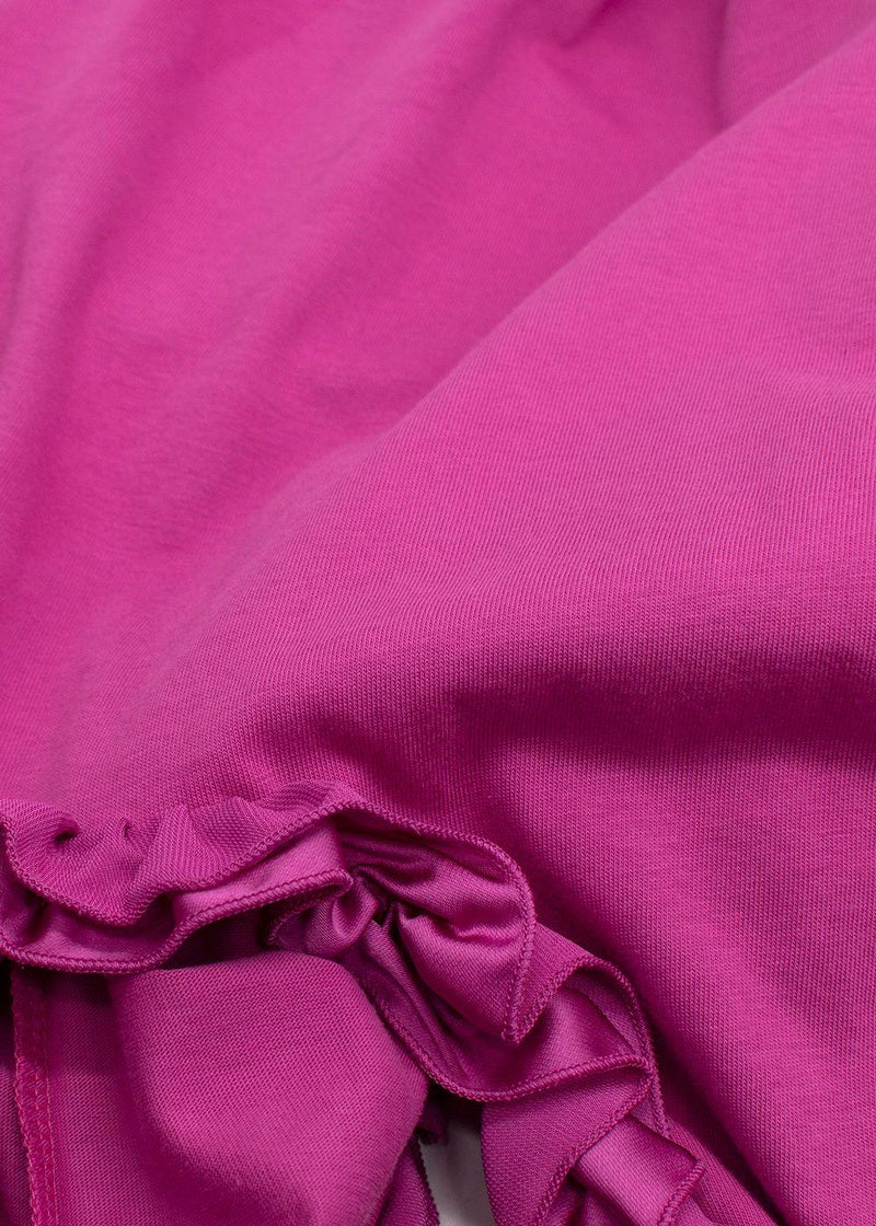 Christopher Kane Pink Ruffle Trim T-Shirt