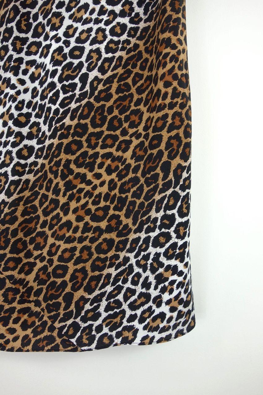 Elizabeth & James Leopard Print Adina Skirt