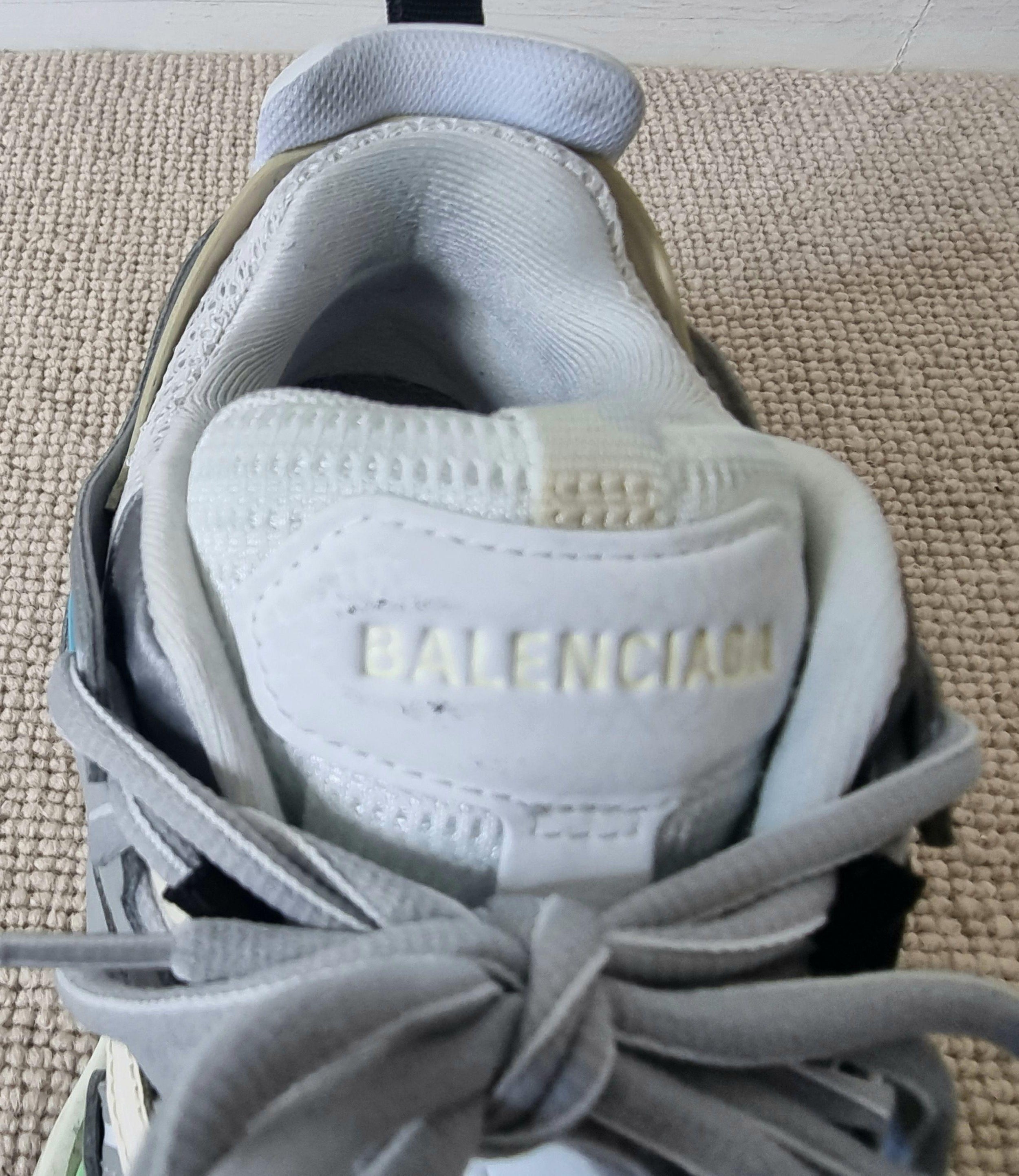 Balenciaga Grey Track Nylon/Mesh Trainers