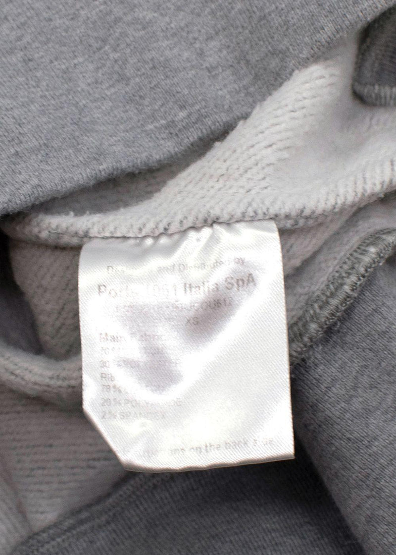 Ports 1961 'Follow Me' Embroidered Grey Sweatshirt