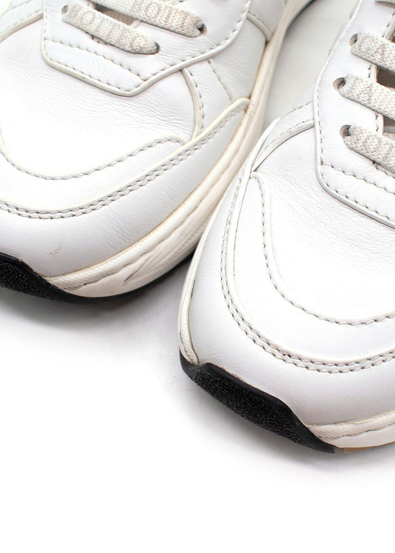 Bottega Veneta White Leather Speedster Trainers