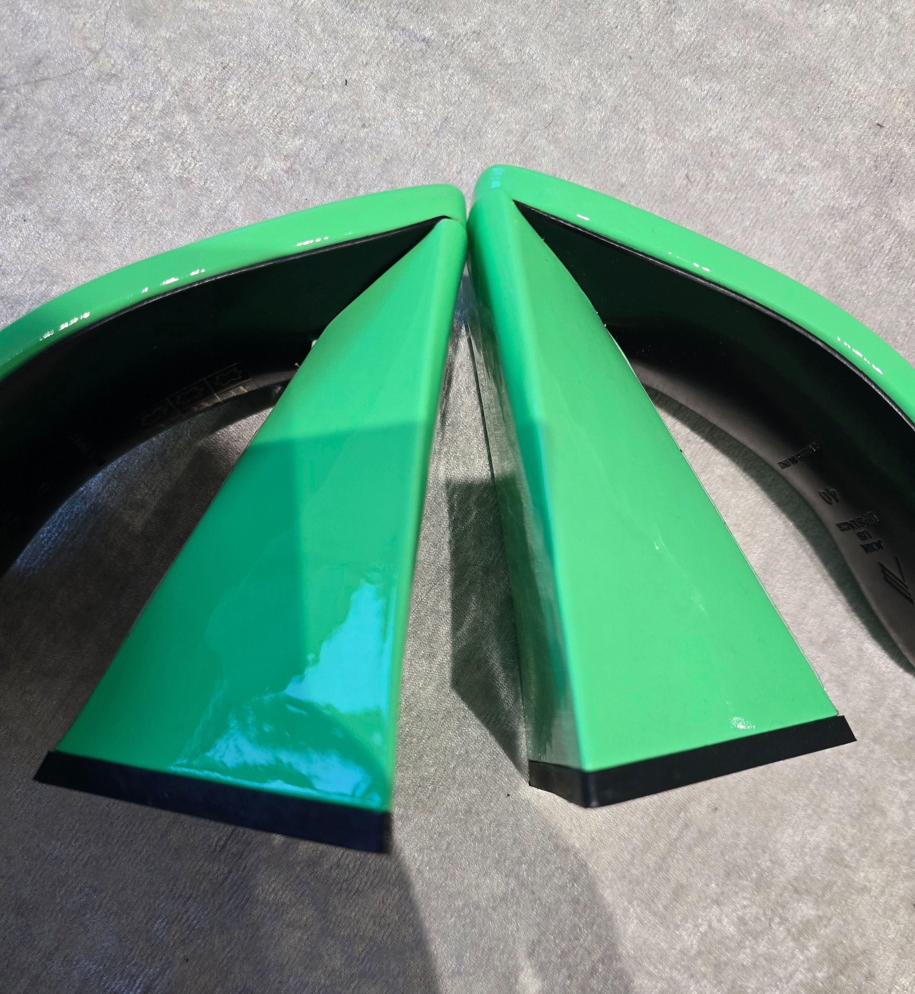 The Attico Green Devon Mules