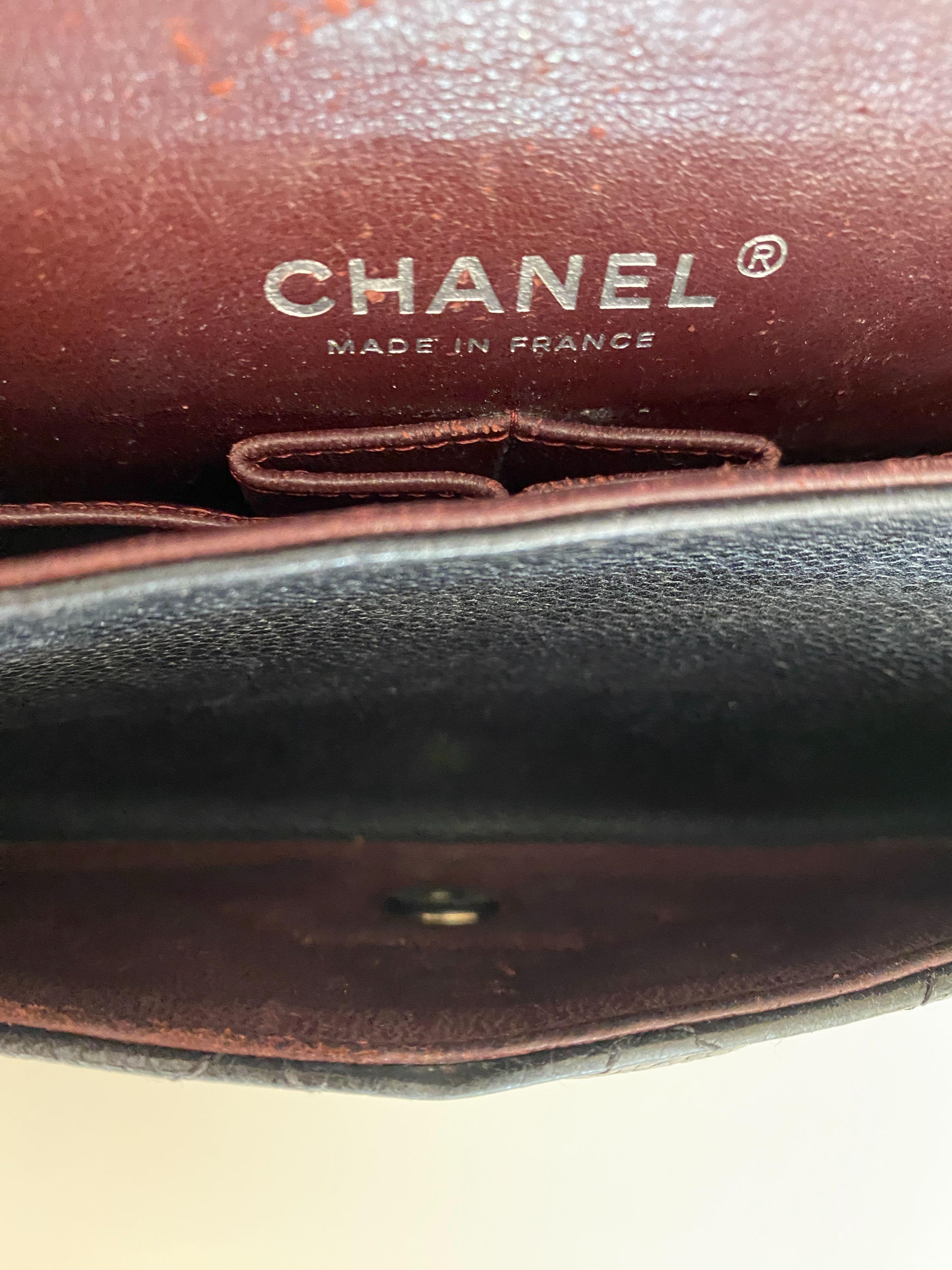 Chanel Medium Black Classic Caviar Double Flap Bag