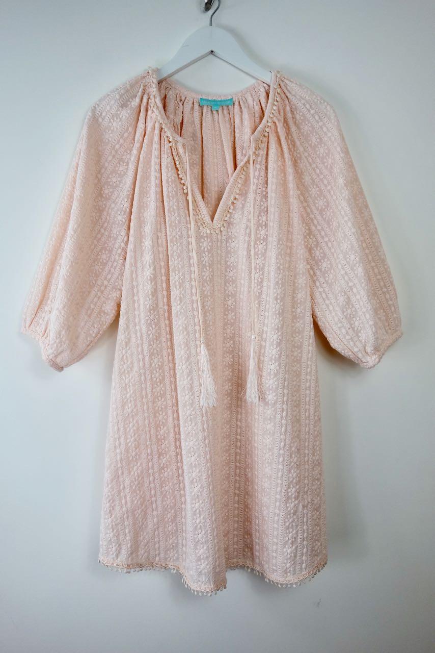 Breezy Embroidered Beach Dress