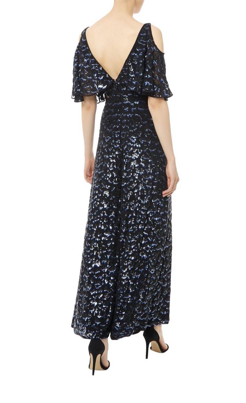 Temperley Celestial Black Embellished Jumpsuit