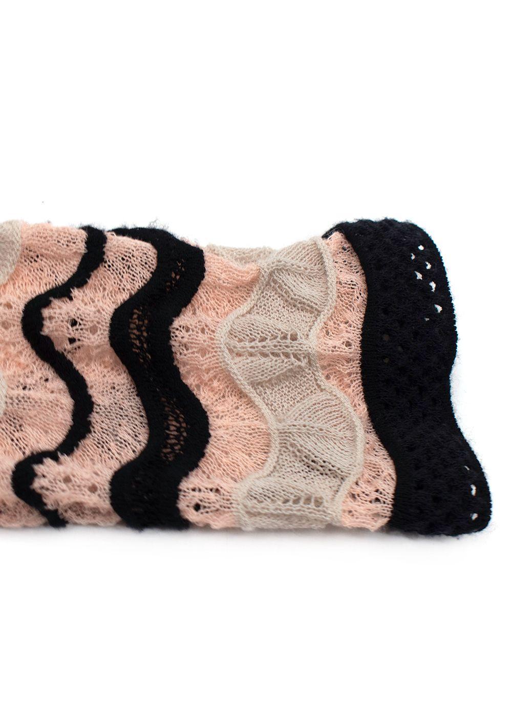 Missoni Pink Zig Zag Lightweight Knit Top