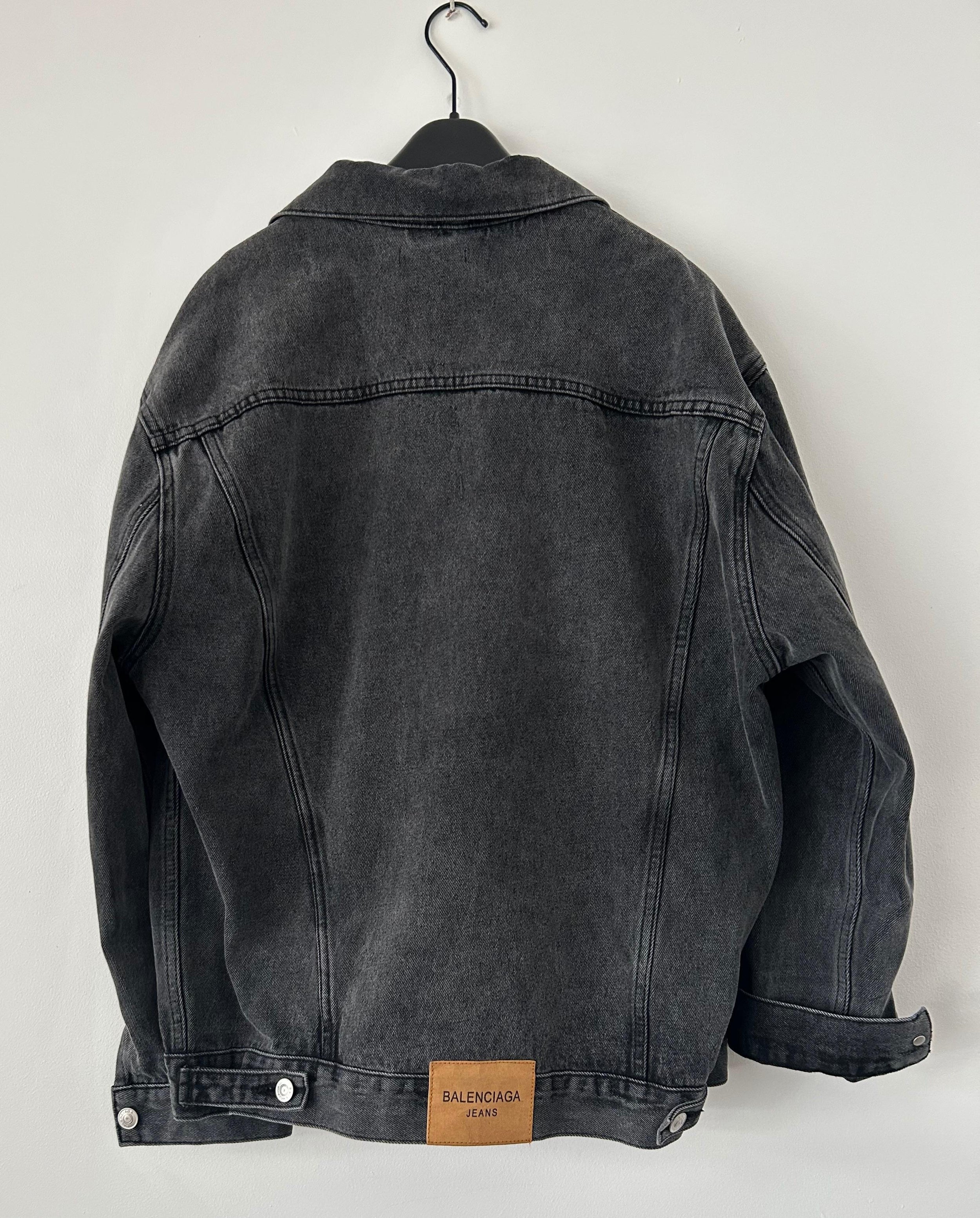 Oversized Button-Up Denim Jacket