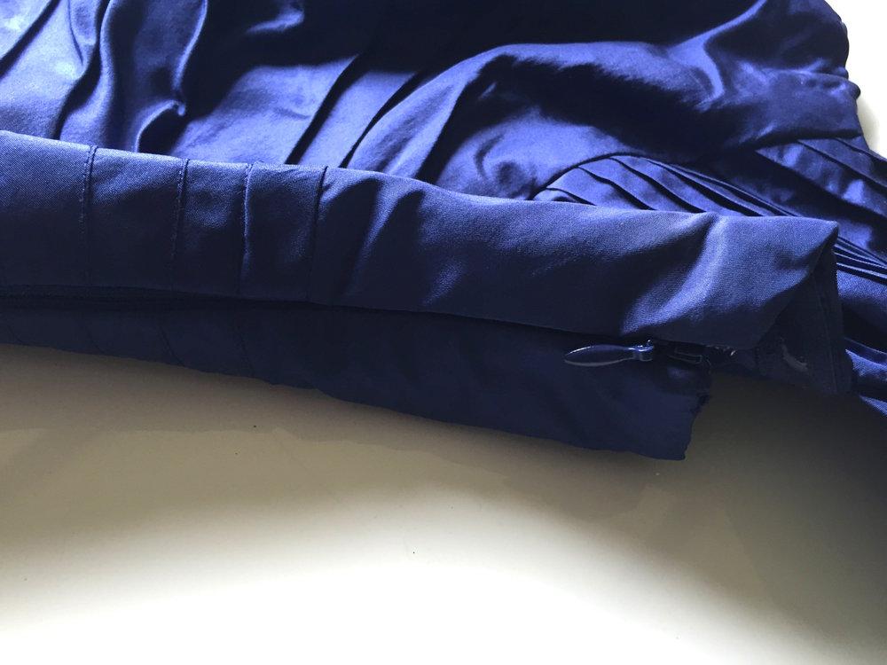 Catherine Malandrino Navy Blue Strapless Cocktail Dress