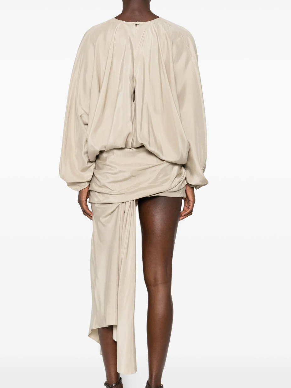 Christopher Esber Draped Silk Dress