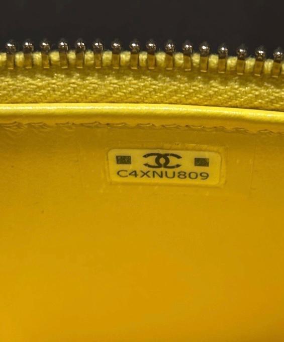 Chanel Yellow Trendy CC Vanity Bag