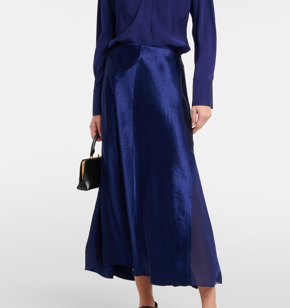 Vince Satin Slip Skirt