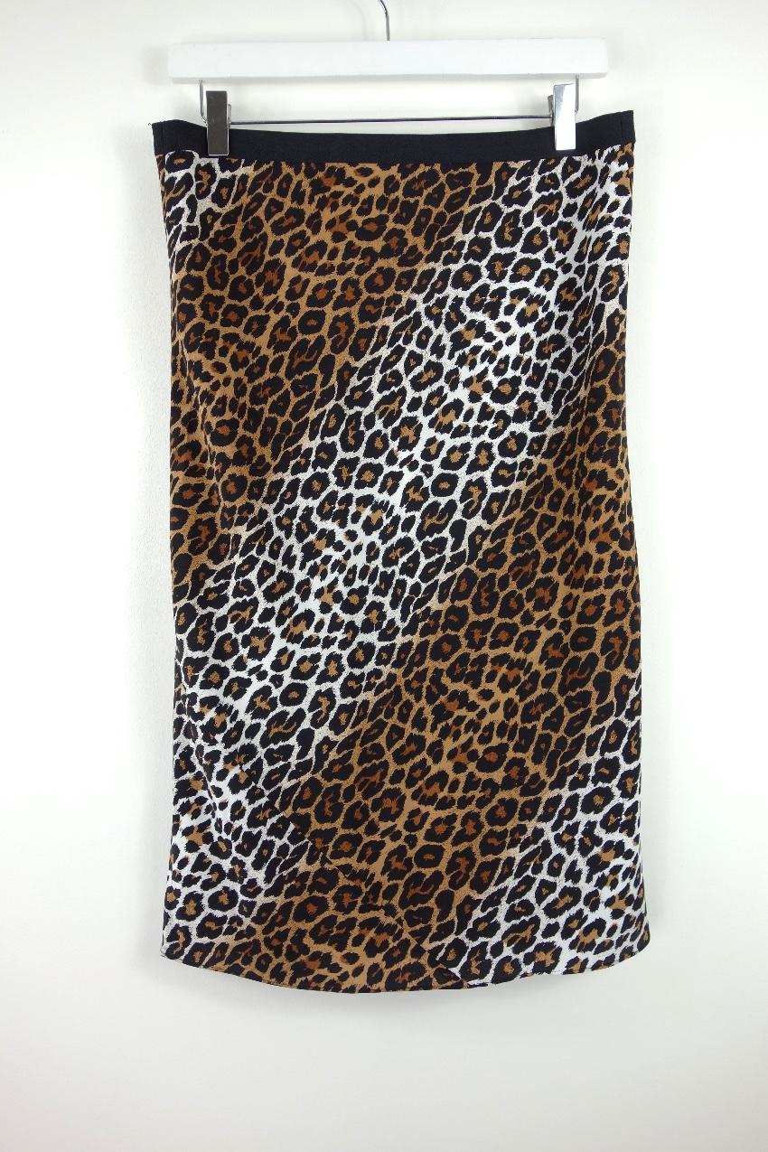 Elizabeth & James Leopard Print Adina Skirt