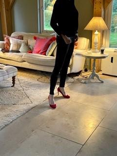 J Brand Maria Black Coated Skinny Jeans