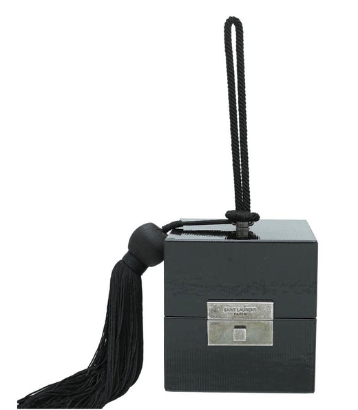 Saint Laurent Black Patent Leather Box Bag