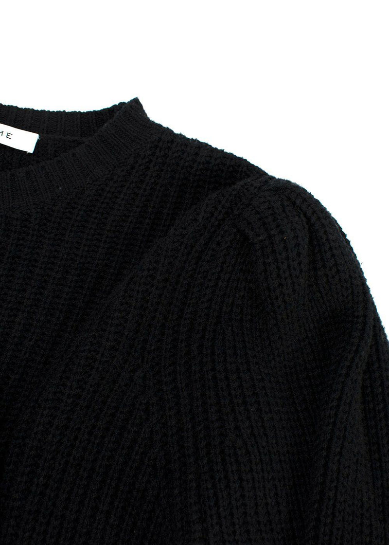 Frame Black Rib Knit Jumper