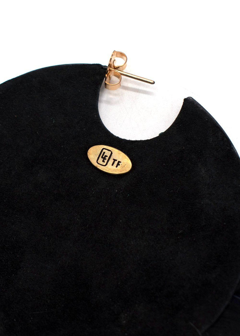 Tom Ford Statement Feather Earrings
