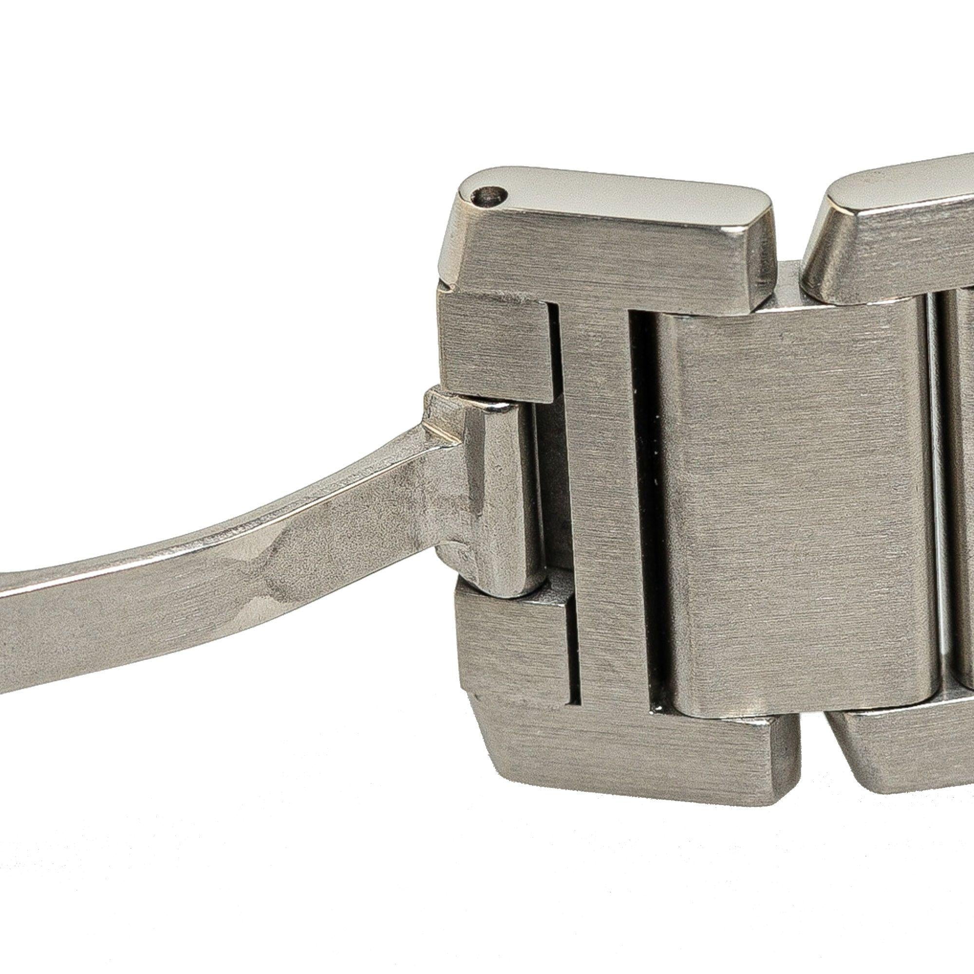 Cartier Stainless Steel Quartz Tank Francaise Watch 28mm