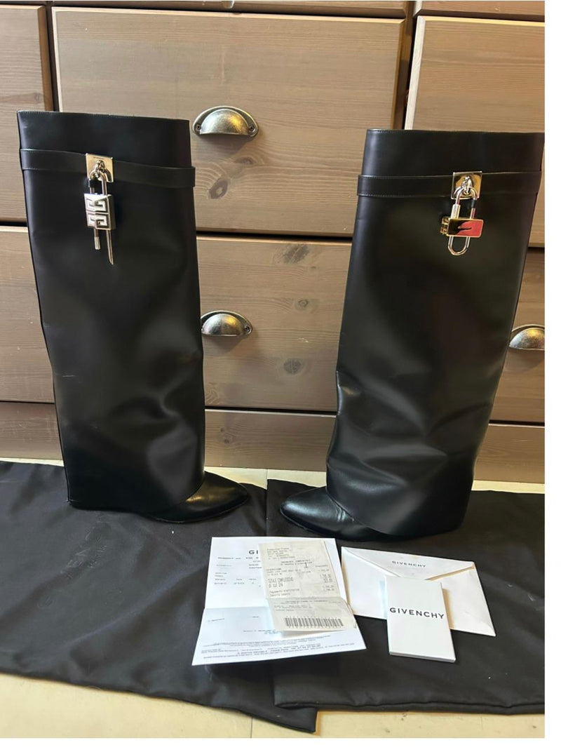 Givenchy Black Shark Boots
