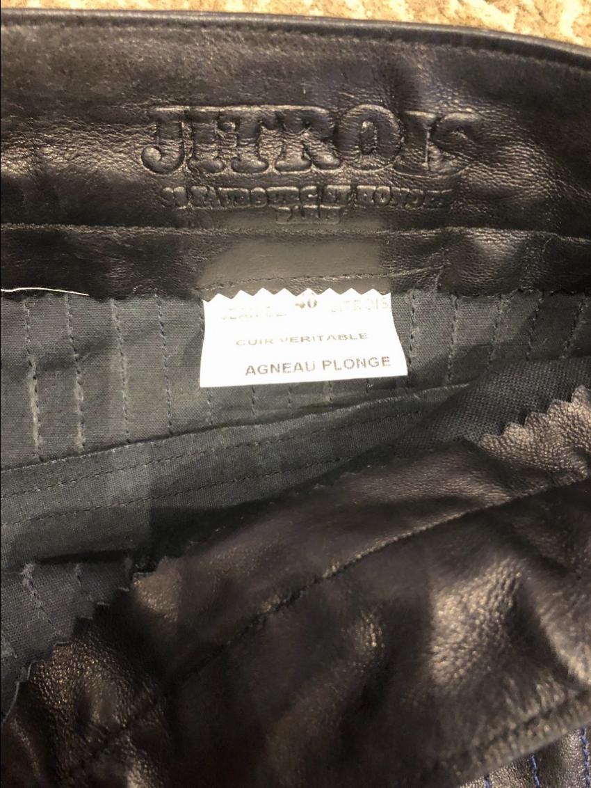 Jitrois Pinstripe Leather Pants