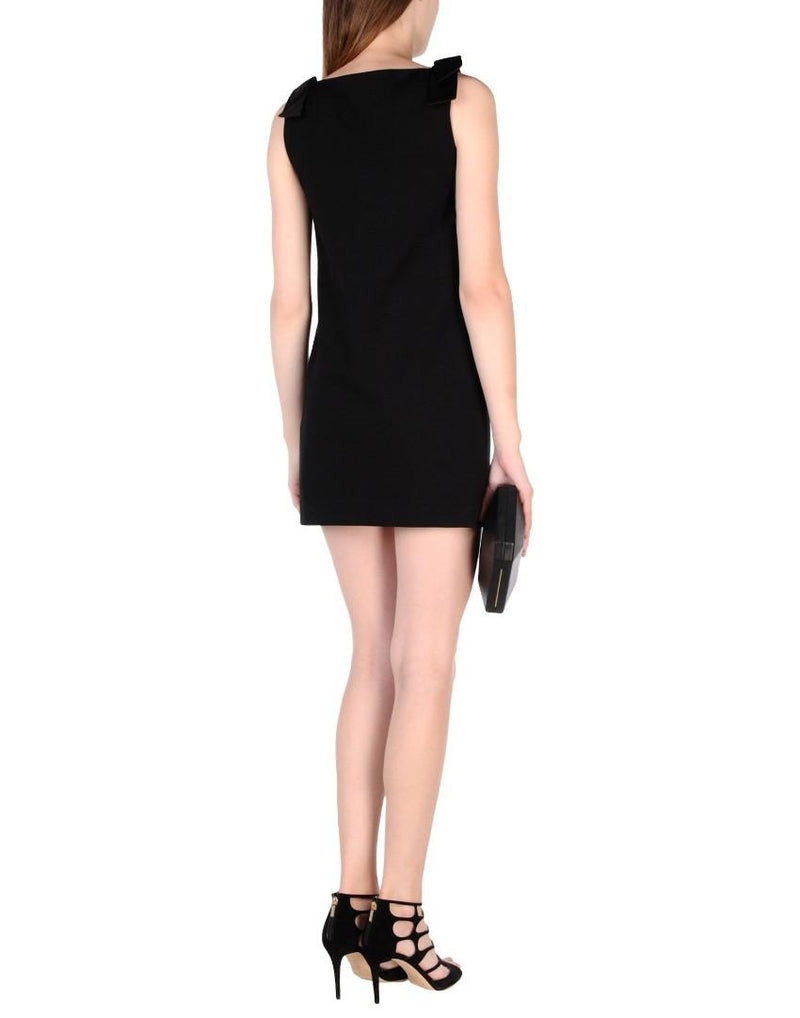 DSQUARED2 silk bow-embellished short jersey dress