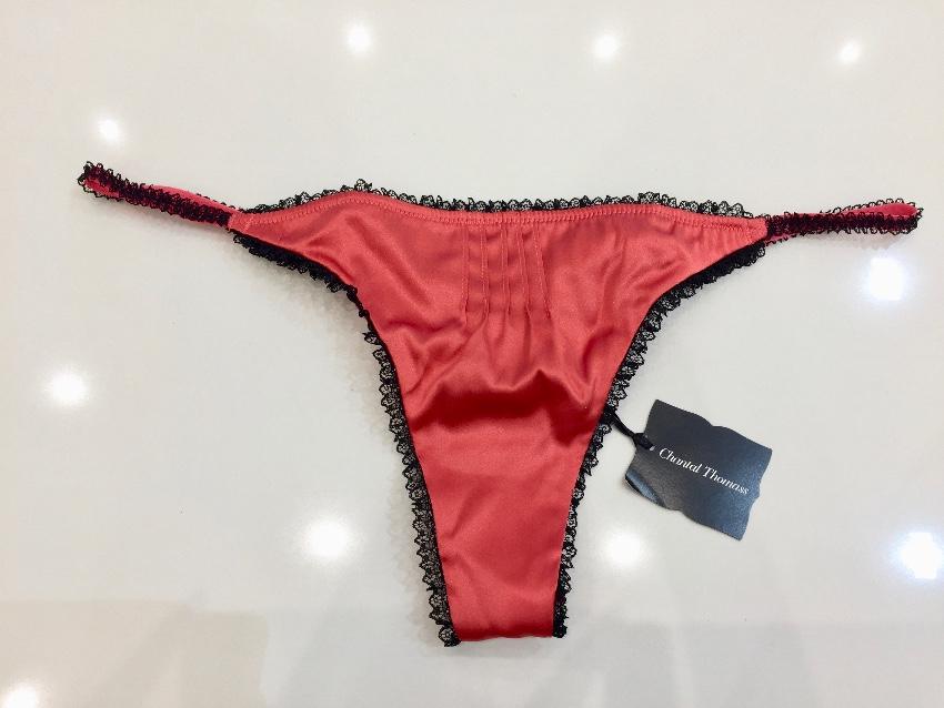 Chantal Thomass Strawberry Silk & Lace Lingerie Set