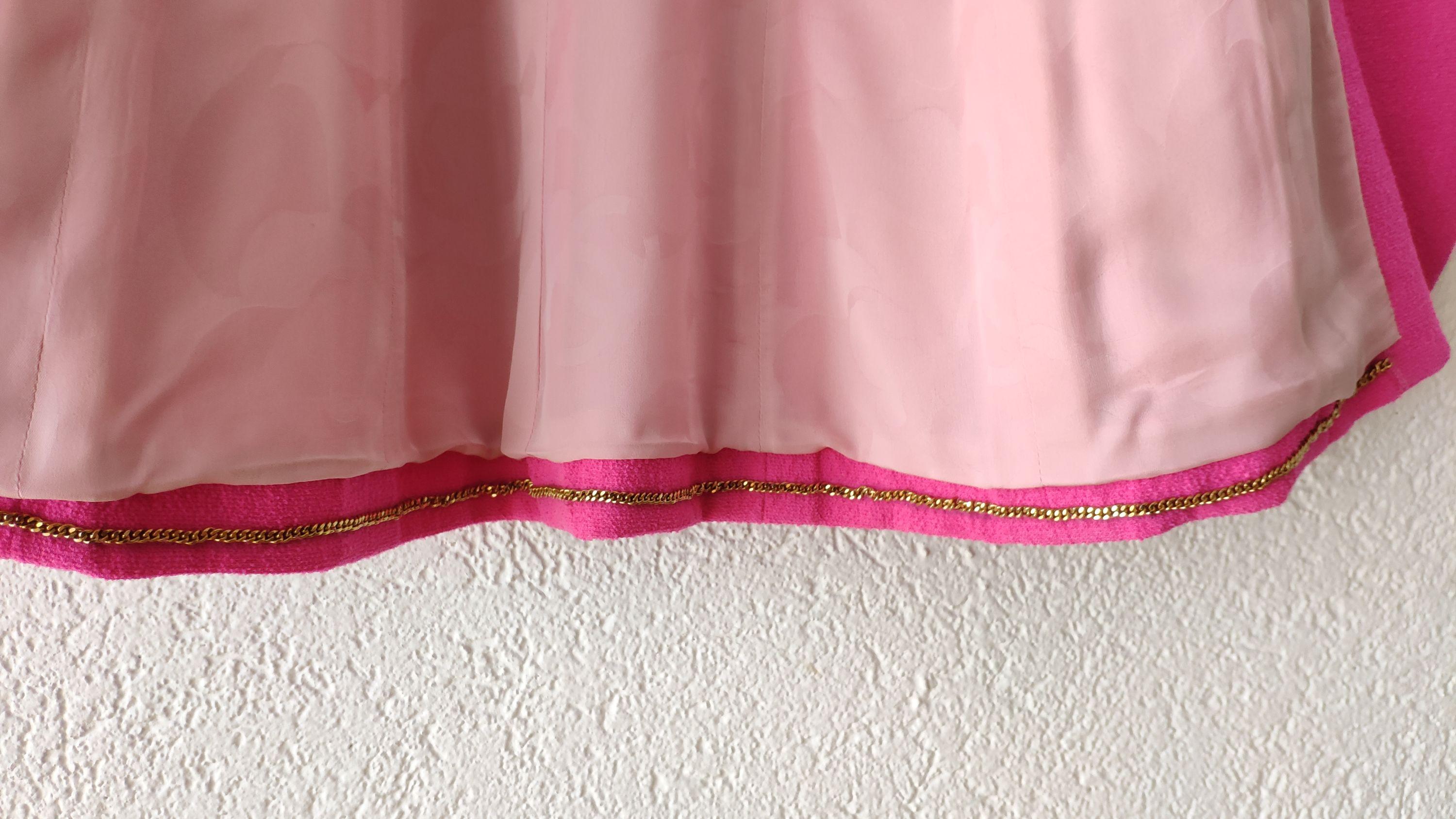 Fuchsia Single Breasted Tailored Jacket