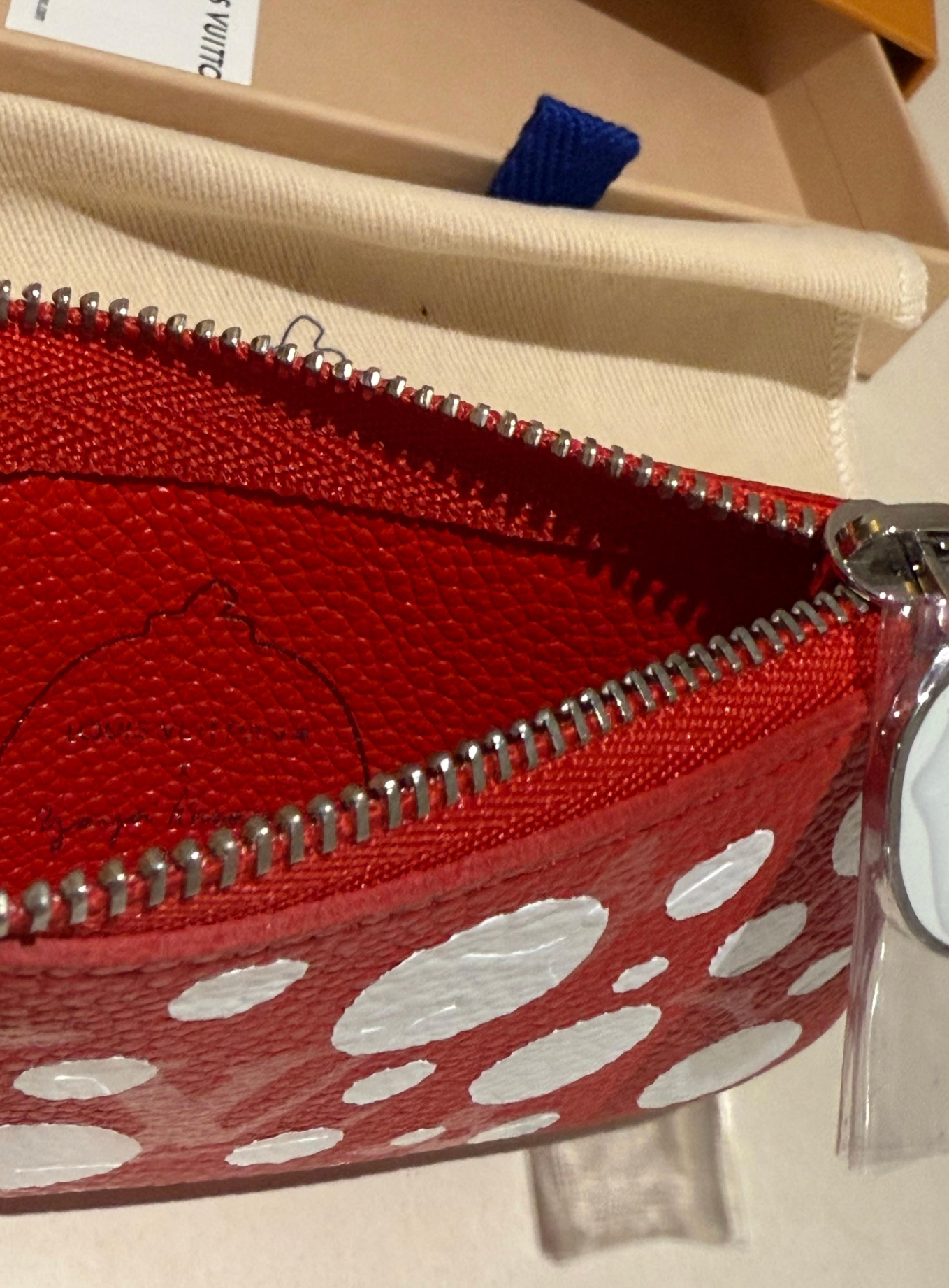 Louis Vuitton x Yayoi Kusama A Red Polka Dot Key Pouch