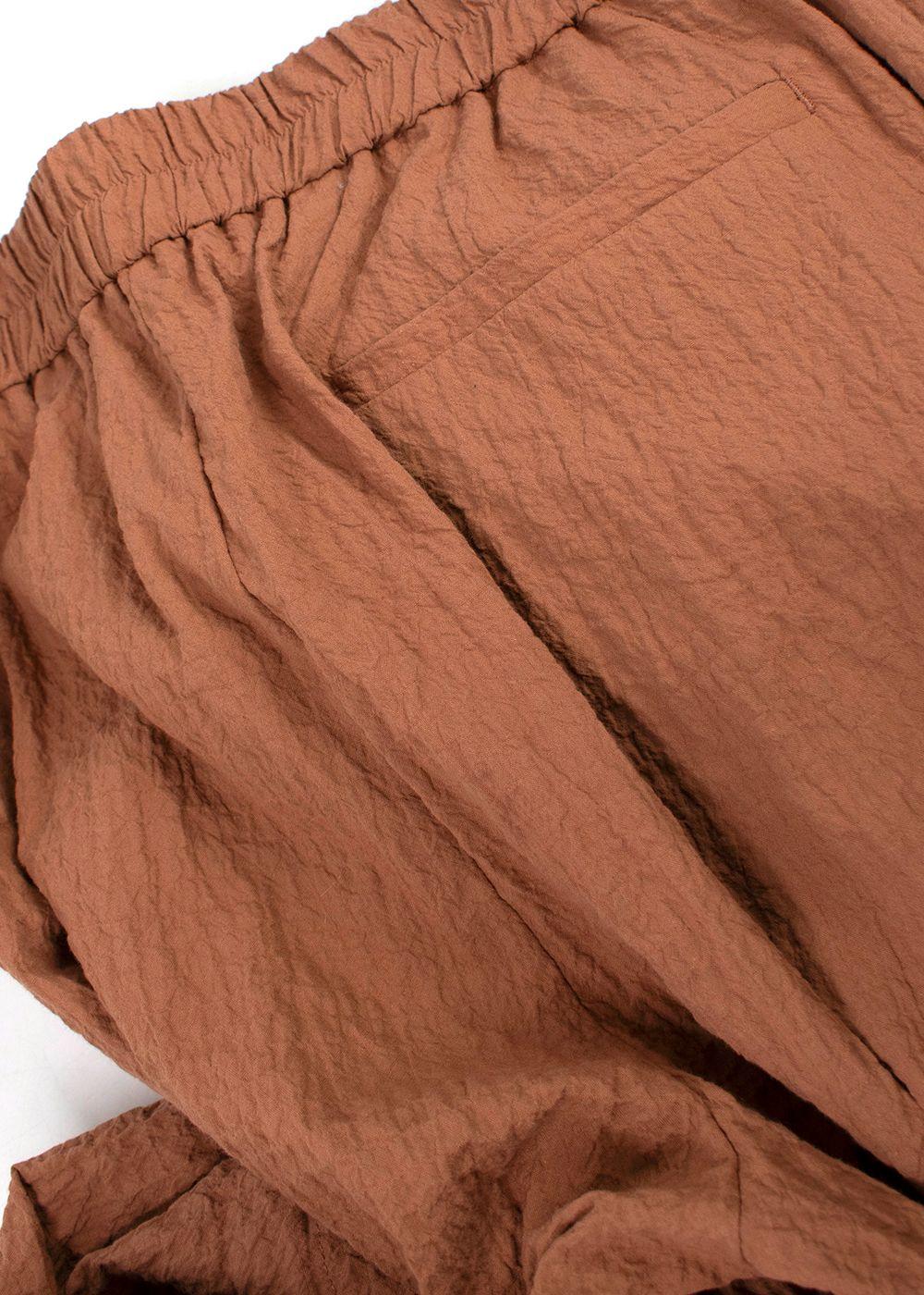 Momoni Burnt Orange Linen Trousers