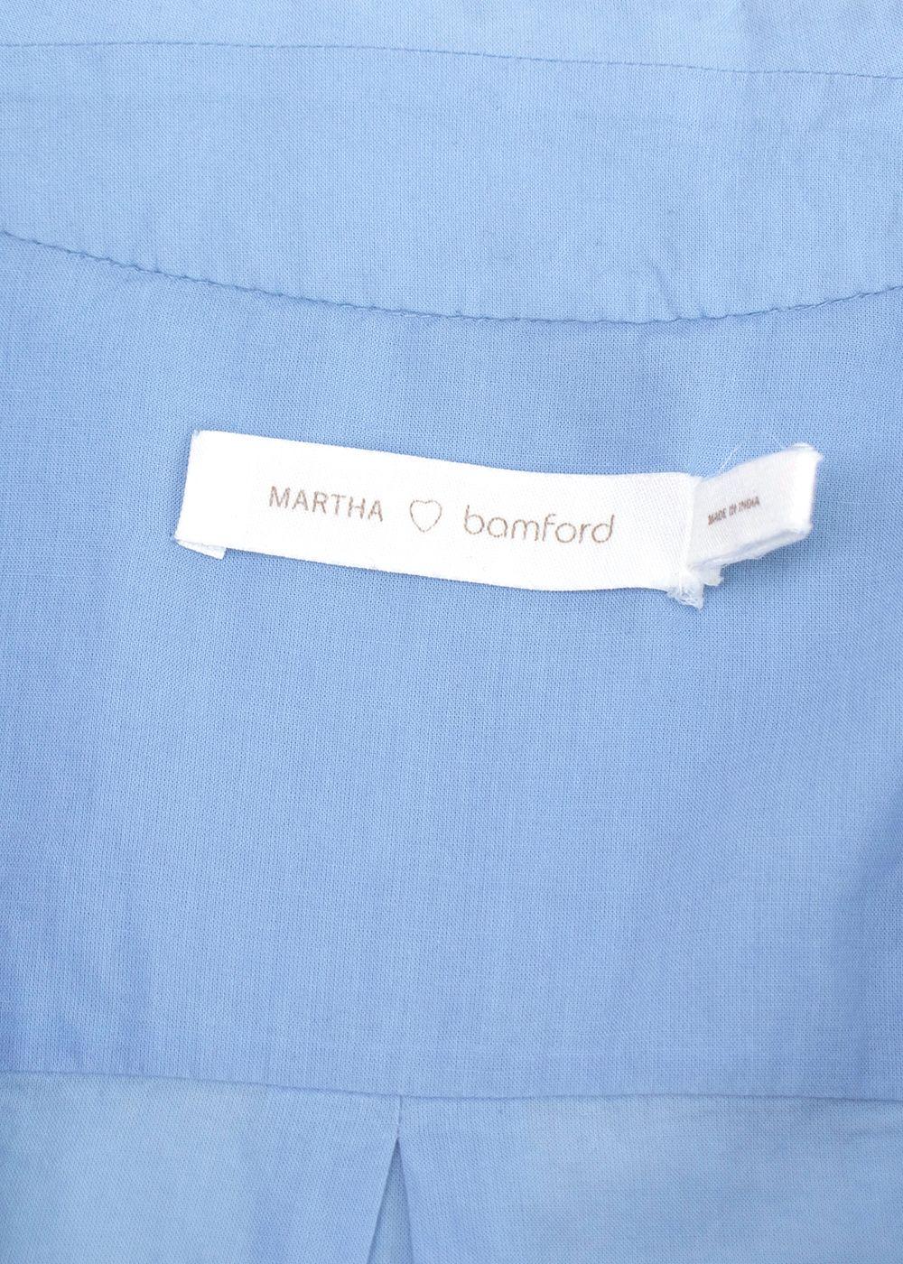 Bamford x Martha Ward Blue Linen Shirt