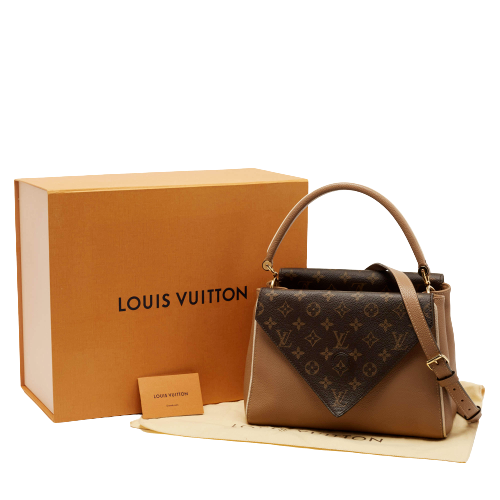 Louis Vuitton Sesame Monogram Canvas and Leather Double V Bag