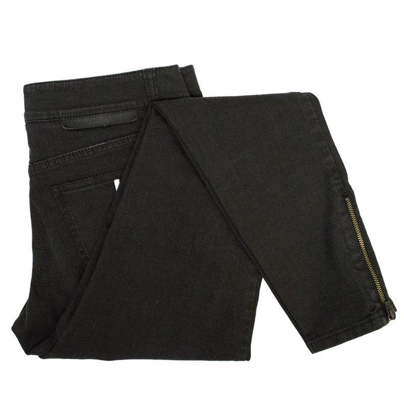 Stella McCartney Grey/Black Jeans With Star Embellishment