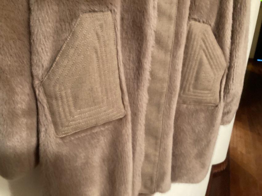 Chloe Kids Wool Faux Fur Hooded Jacket
