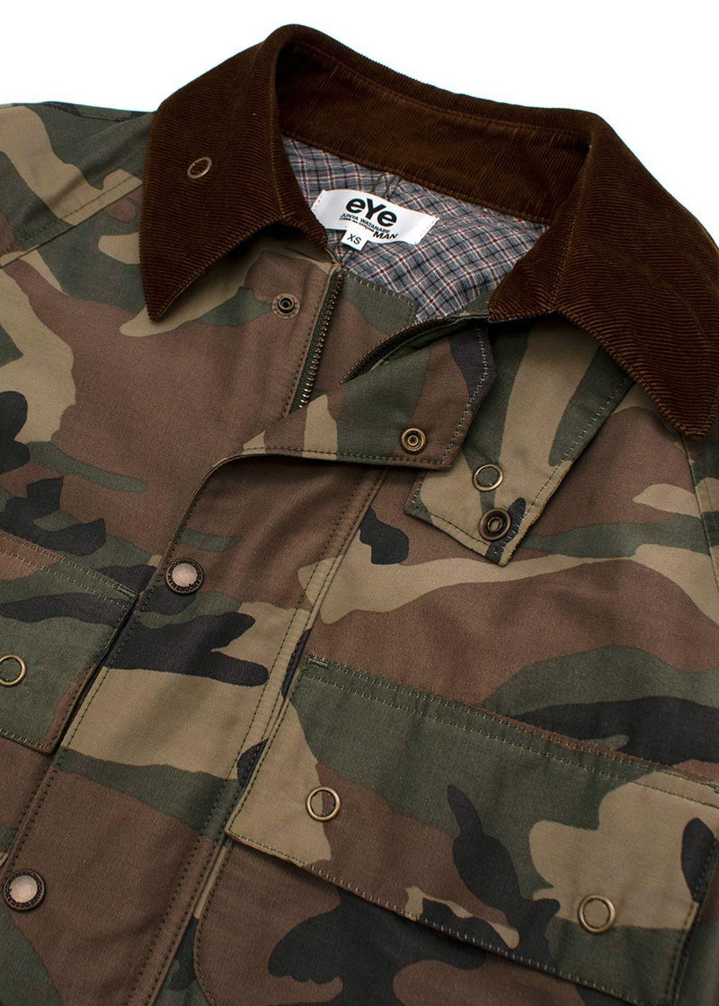 Camouflage Print Cotton Jacket
