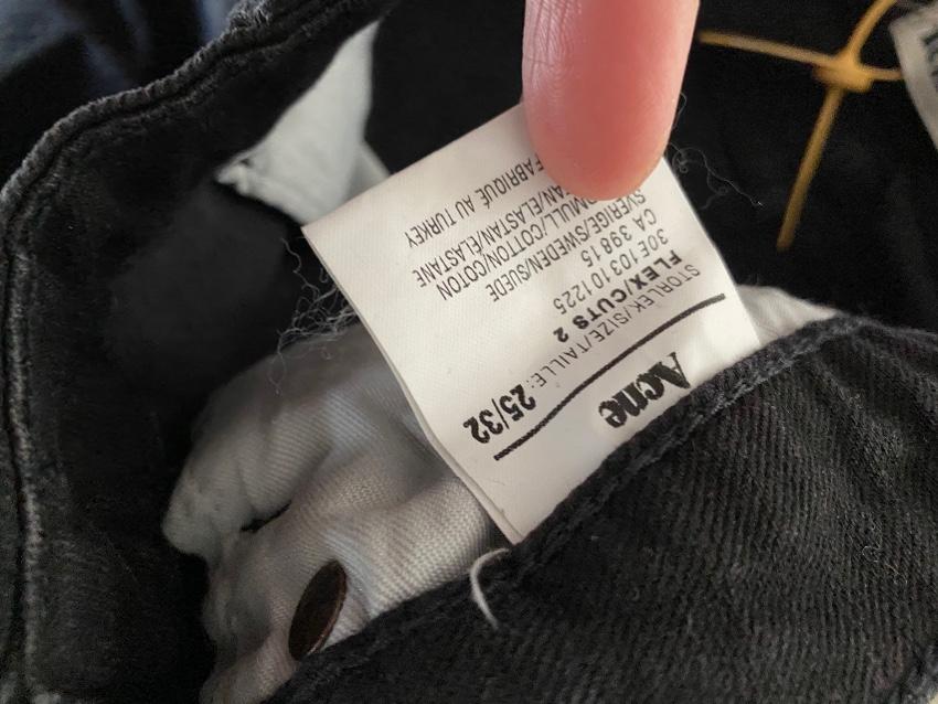 Acne Studios Flex Cuts mid-rise skinny jeans