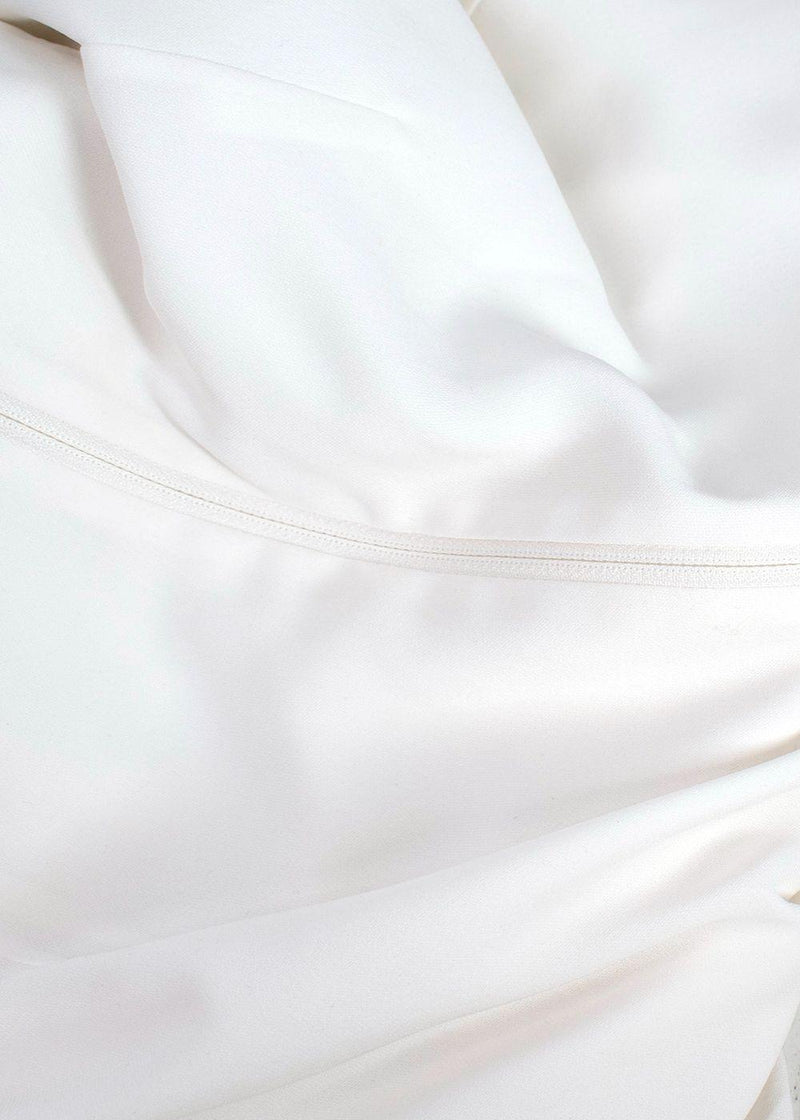 16Arlington White Long Sleeve Bow Tie Blouse