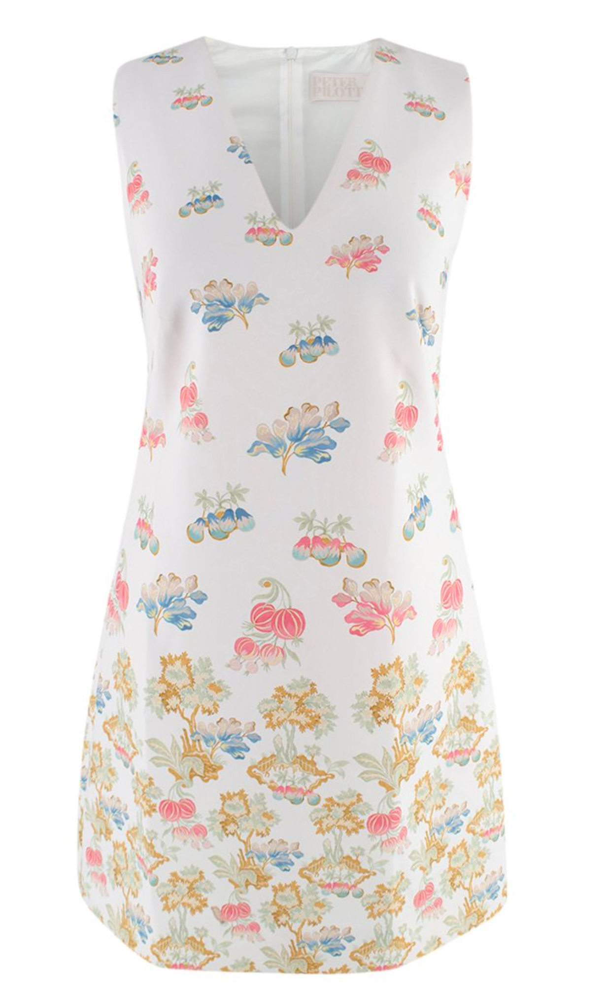 Peter Pilotto White Floral Mini Dress